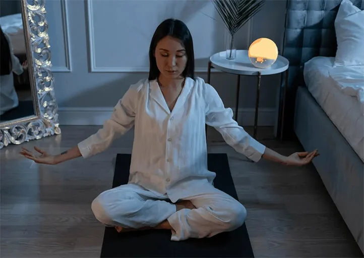 медитация перед сном от стресса
