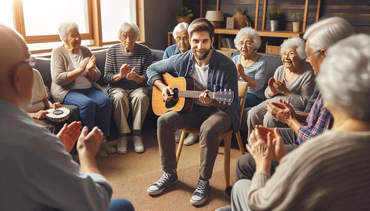 музыкотерапия для пожилых людей